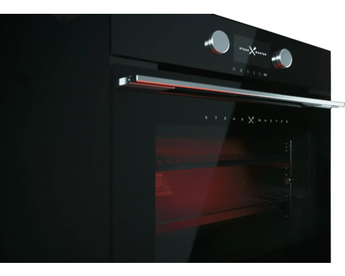 Zwarte Steak Master oven voor de keuken