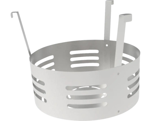 TENNEKER Reserve onderdeel Brandstofkom RVS Nr 5 en 6 tbv bbq ton (HB 10683309) Metalen houtskoolmand met ophangsysteem