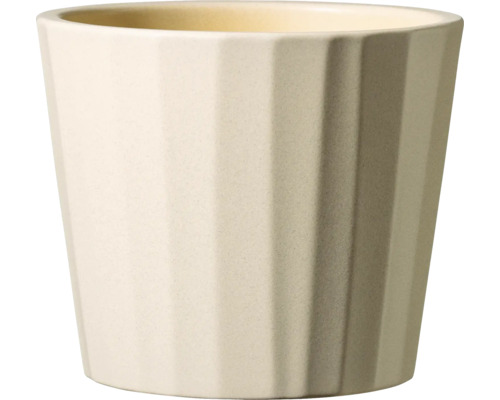 SOENDGEN Bloempot Umea Barista Keramiek beige Ø 13 cm H 11 cm