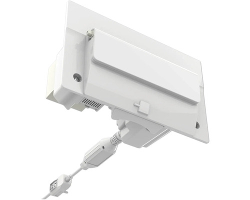 Witte ledlamp met kabel en stekker