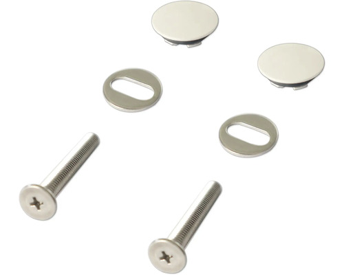 Bevestiging afdekkap voor Douche-WC Dio59/Due59 Bevestigingsmateriaal bestaande uit schroeven, afdekkappen en sluitringen