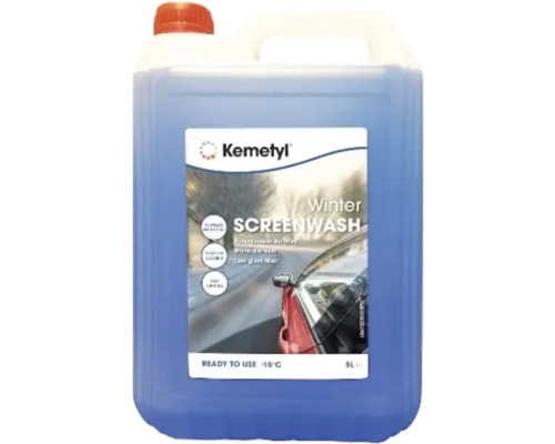 KEMETYL Ruitenwisservloeistof winter anti-vries -15°C, 5 liter Kemetyl winterruitenreiniger in 5 liter jerrycan