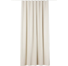 Beige gordijn met plooiband