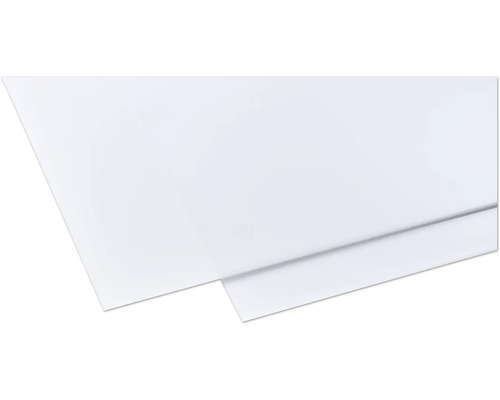 GUTTAGLISS® Kunststofplaat polystyrol opaal, 500x1000x5 mm