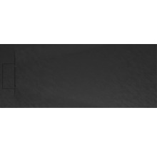 Donkere douchebak van gegoten mineraal