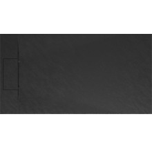 Douchebak van steen met afvoer