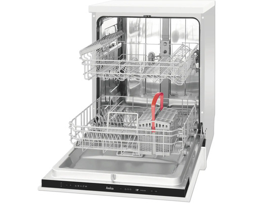 Open vaatwasser met twee korven