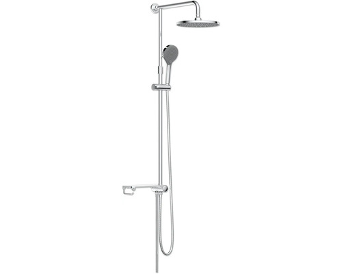 Douchesysteem met hoofddouche, handdouche en planchet