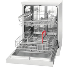 Open vaatwasser met twee vaatwaskorven