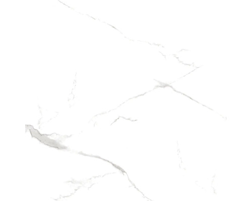Wand- en vloertegel BIANCO RIVER marble marmer wit gemarmerd 60 x 60 cm gerectificeerd