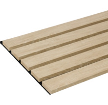 Houten paneel met lattenstructuur