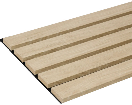 Houten paneel met lattenstructuur