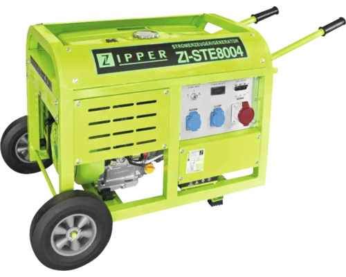 Zipper ZI-STE8004 stroomgenerator met wielen en handvat