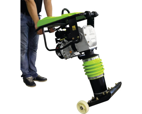 Zipper aanstamper met bediener