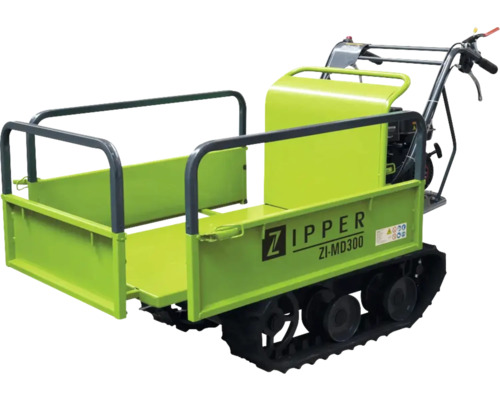 Zipper rupsdumper met laadbak