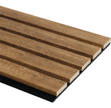 Akoestisch paneel met houten lamellen voor wanddecoratie
