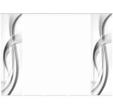 Schuifdeur met abstracte lijnen