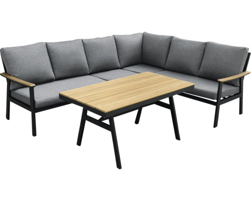 SENS-LINE Lounge-diningset Glasgow aluminium/polywood antraciet