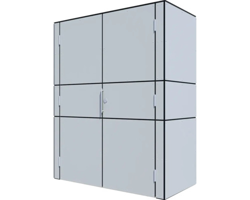 Grote gereedschapskast voor het opbergen van tuingereedschap