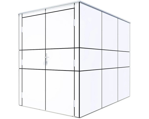 Tuinkast met dubbele deur