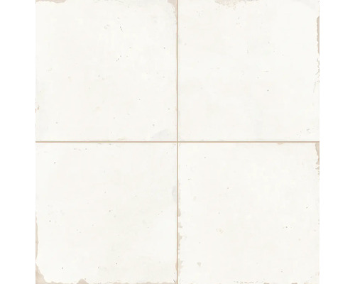 Wand- en Vloertegel Zavana wit 45,2x45,2 cm