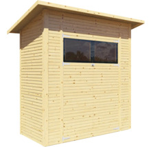 Houten tuinhuis met ramen