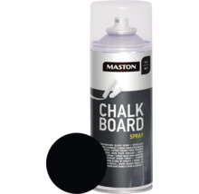 Mastons krijtbordspray zwart, matte finish
