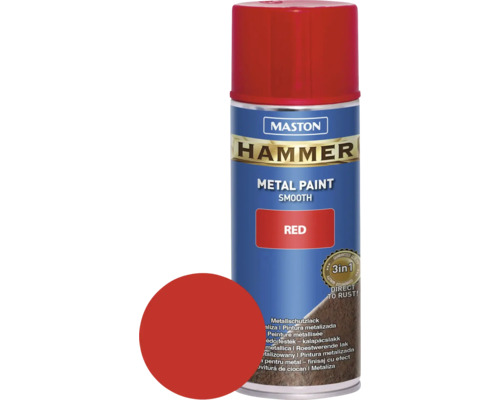 MASTON Hammer Smooth rood 400 ml