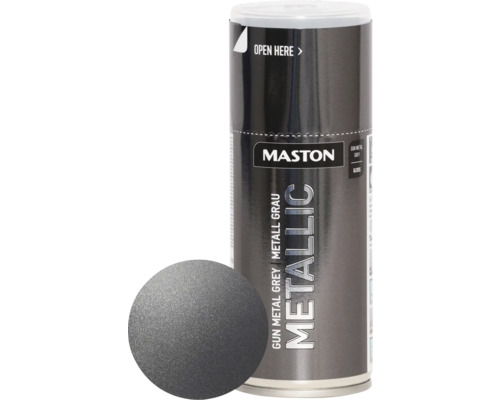MASTON Metallic spuitlak metaalgrijs 150 ml-0
