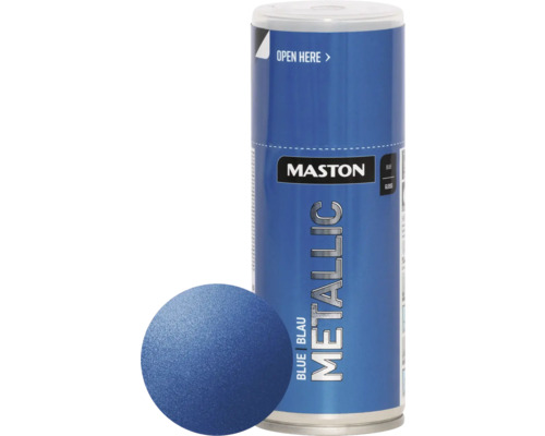 MASTON Metallic spuitlak blauw 150 ml