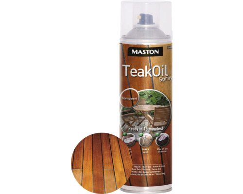 MASTON Spray Teak Oil transparant 500 ml