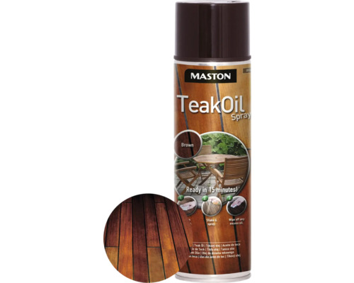 MASTON Spray Teak Oil bruin 500 ml