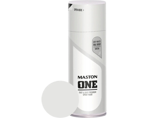 MASTON One spuitlak zijdemat RAL 9002 grijswit 400 ml