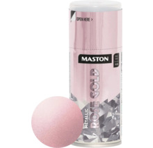 Maston spuitbus met metallic roségoud verf en glans