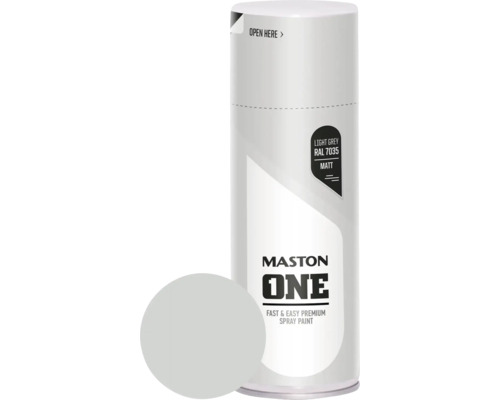 Maston One spuitverf, lichtgrijs RAL 7035, mat