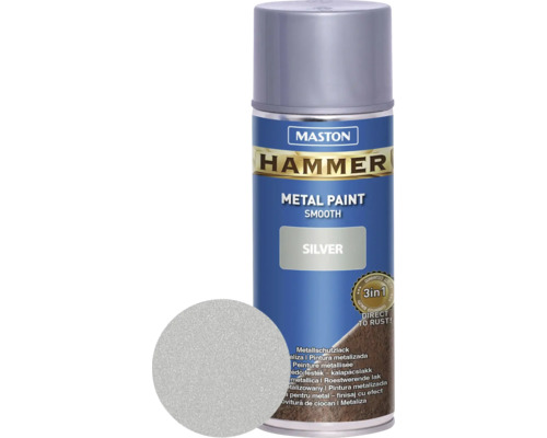 MASTON Hammer Smooth zilver 400 ml