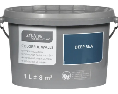 STYLECOLOR Muur- en plafondverf Deep Sea 1 l