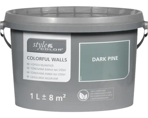 STYLECOLOR Muur- en plafondverf Dark Pine 1 l