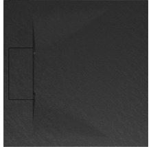 Vierkante douchebak met afvoergoot