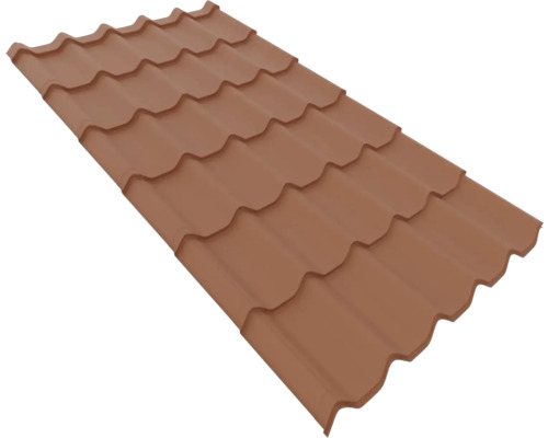 Metalen dakplaat met golfpatroon