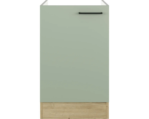 Keukenkast met matte voorkant en handgreep