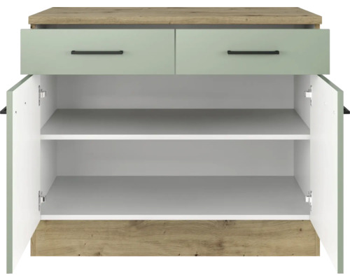 Dressoir met twee laden, twee deuren en legplanken