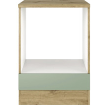 FLEX WELL Ombouwkast voor fornuis Cara groen 60x60x85 cm
