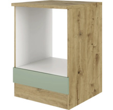 FLEX WELL Ombouwkast voor fornuis Cara groen 60x60x85 cm