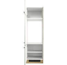 FLEX WELL Koelombouwkast voor 88e inbouwkoelkast Cara groen 60x57x200 cm