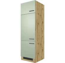 FLEX WELL Koelombouwkast voor 88e inbouwkoelkast Cara groen 60x57x200 cm