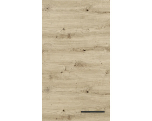 Houten keukenfront met handgreep