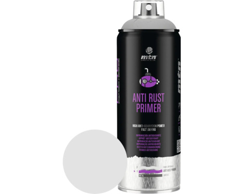 MTN Pro spuitlak anti-roest primer grijs 400 ml