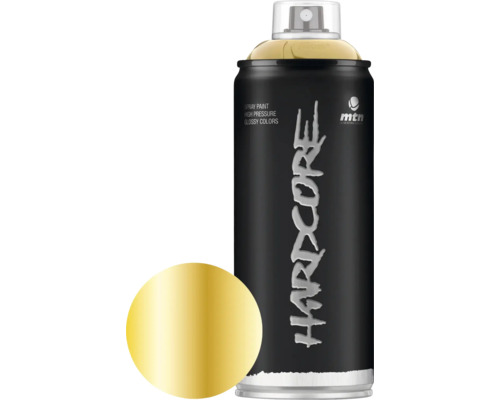 MTN Hardcore spuitlak glans Metallic Gold 400 ml