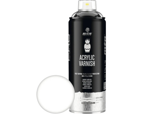 MTN Pro spuitlak acryl vernis glans transparant 400 ml MTN Acryl vernis spuitbus